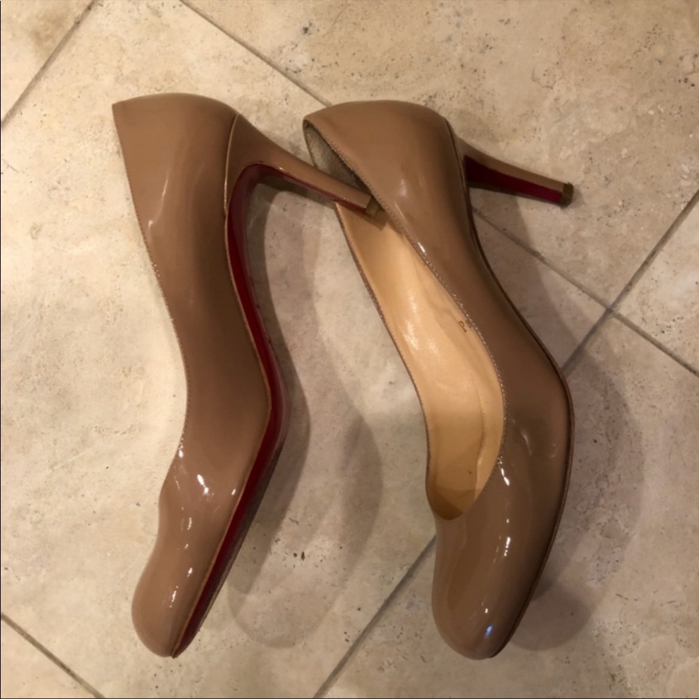 Authentic Christian Louboutin Nude Pumps